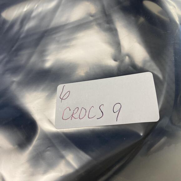 Crocs Sandals Womens Size 9 Black Sanrah Wedge Flip Flop Thong Ring Comfort - Picture 12 of 12